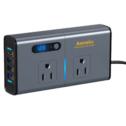 Car Inverter 200W Cigarette Lighter Super Fast Charge USB Power Adapter Socket PD Charger